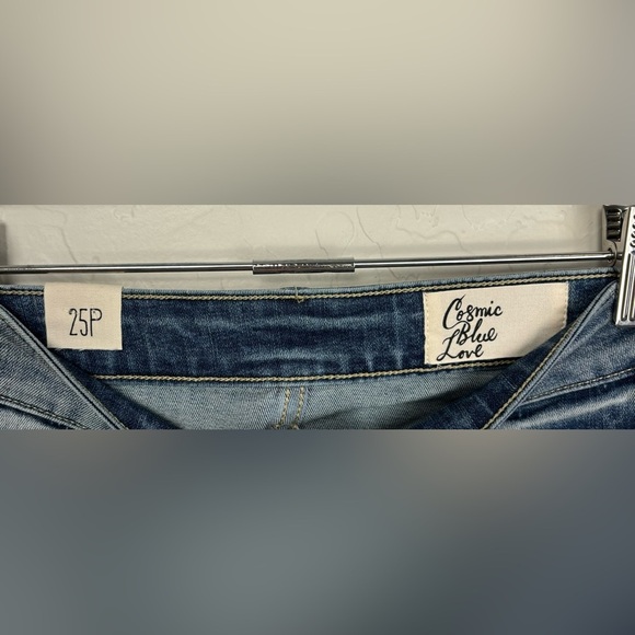NEW Cosmic Blue Love Fly With Me Blue Med Wash Jeans 25P 0604 - Picture 6 of 9